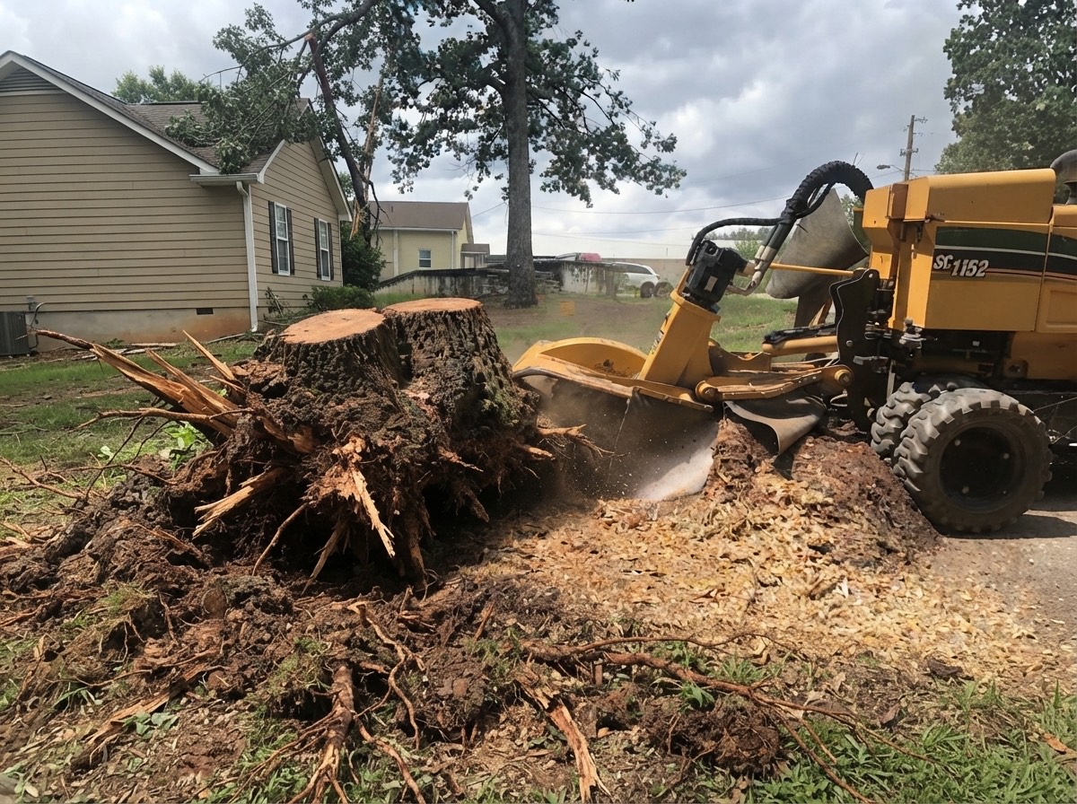 Fallen Tree Stump Grinding in Atlanta, GA