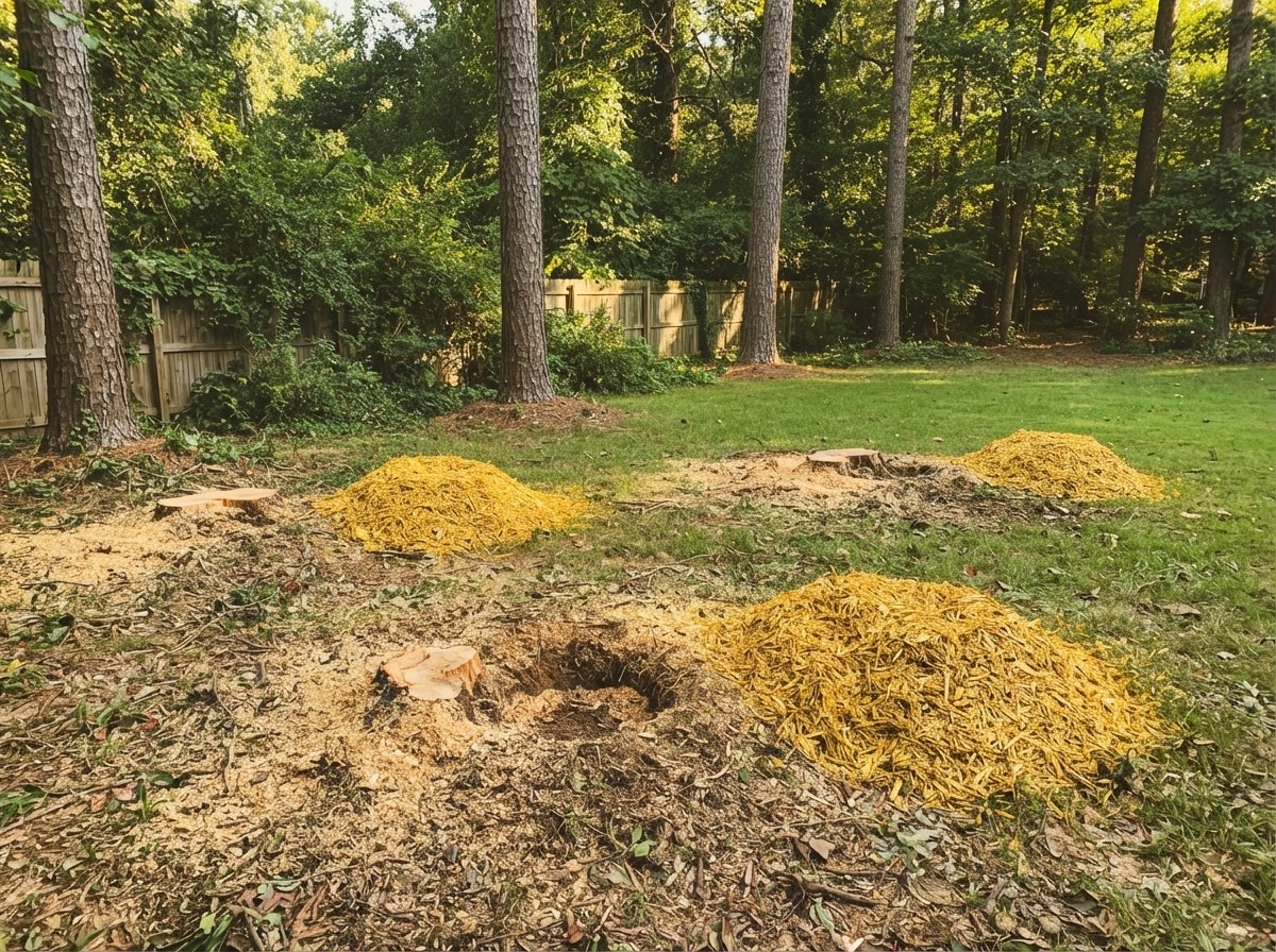 Multiple Stump Removal completed in the Atlanta, GA area